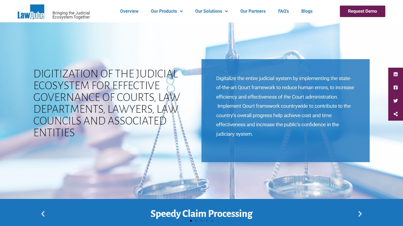Law Qube – Court Management System